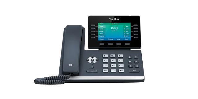 Telefone IP Yealink T54W compatível com 3CX